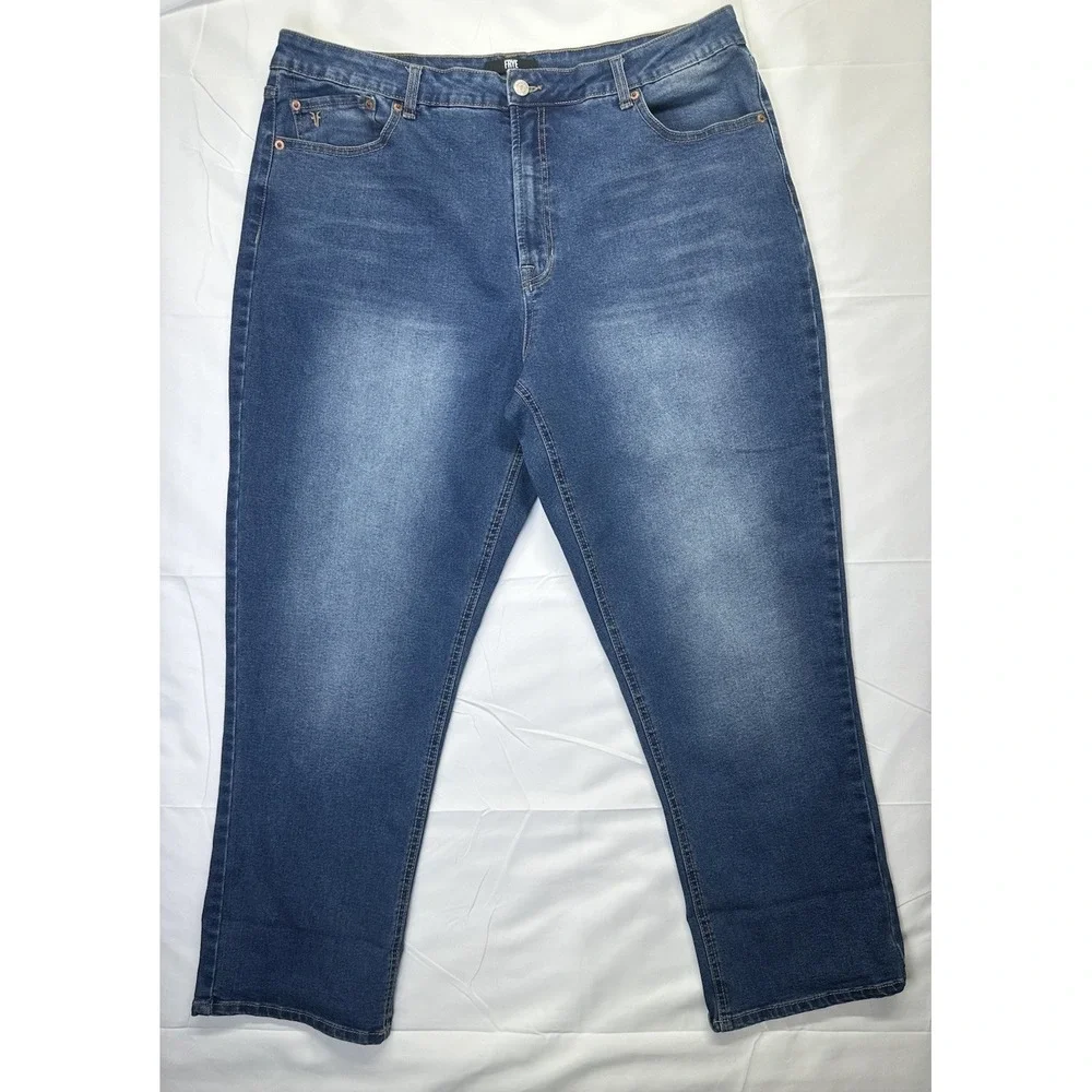 Frye Women's High-Rise Amari Jeans Blue Denim Women's Size 16/34 Comfort Stretch
